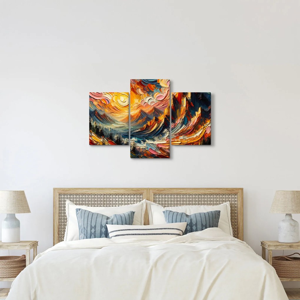 Tablou - Munte acoperit de soare (90x60 cm)