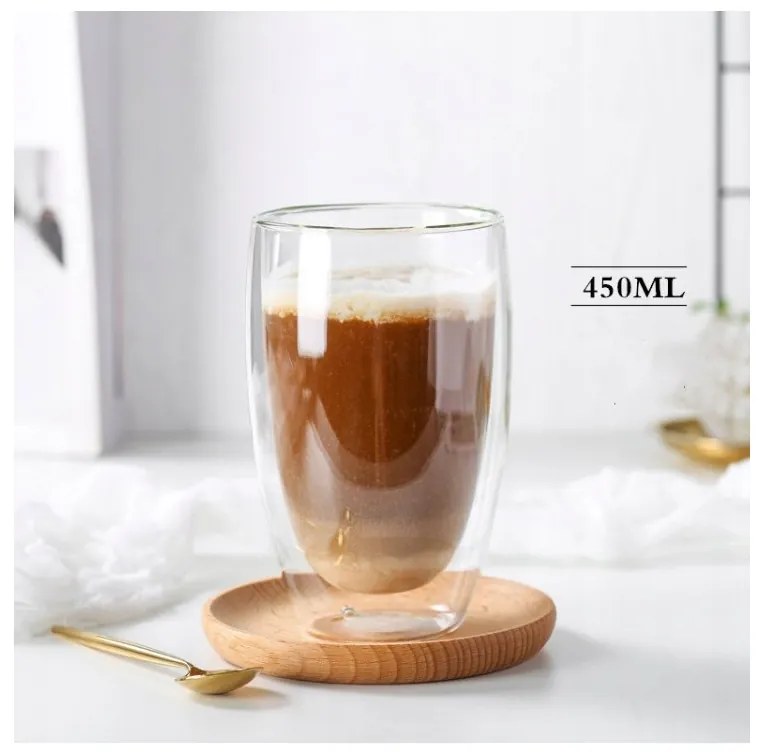 JAKS SET TERMO PAHARE LATTE, TEA 450ML 2 BUCĂȚI