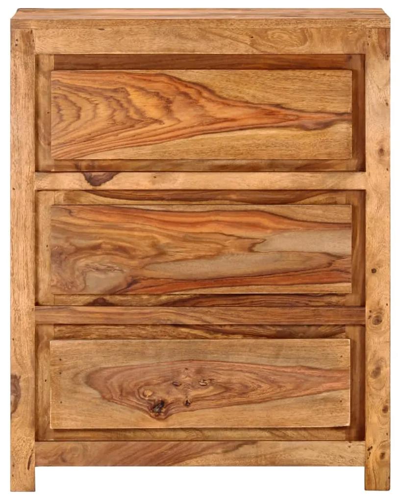 338435 vidaXL Dulap cu sertar 60x33x75 cm, lemn masiv de acacia