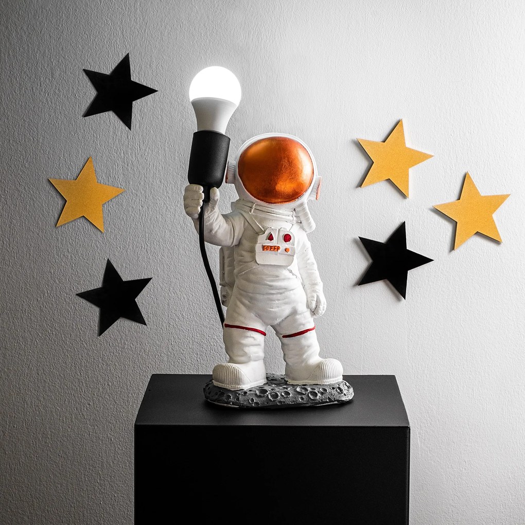 Lampa birou haaus Astronaut, , Multicolor, Width: 20 cm  Height: 32 cm  Depth: 15 cm