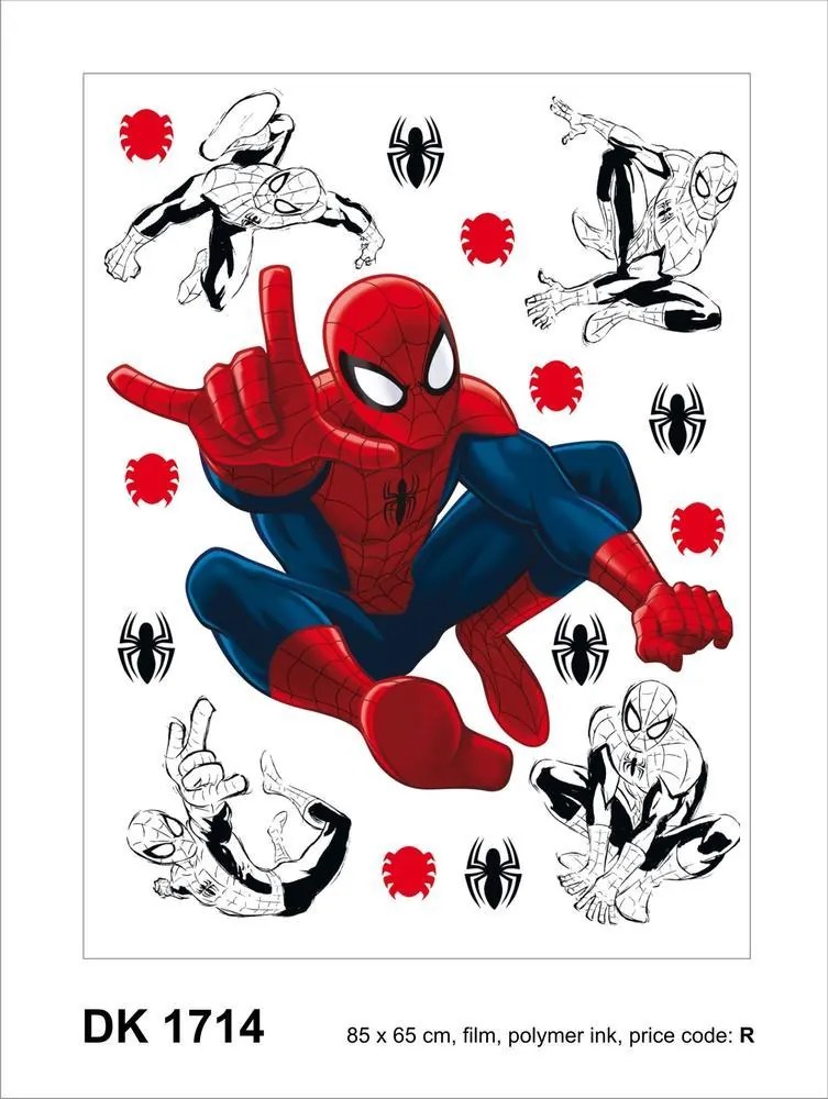 AG Design Spider-Man - autocolant de perete 65x85 cm