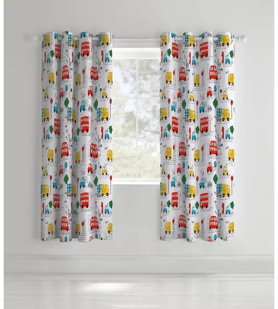 Set 2 draperii pentru camera copiilor Catherine Lanfsield Cars