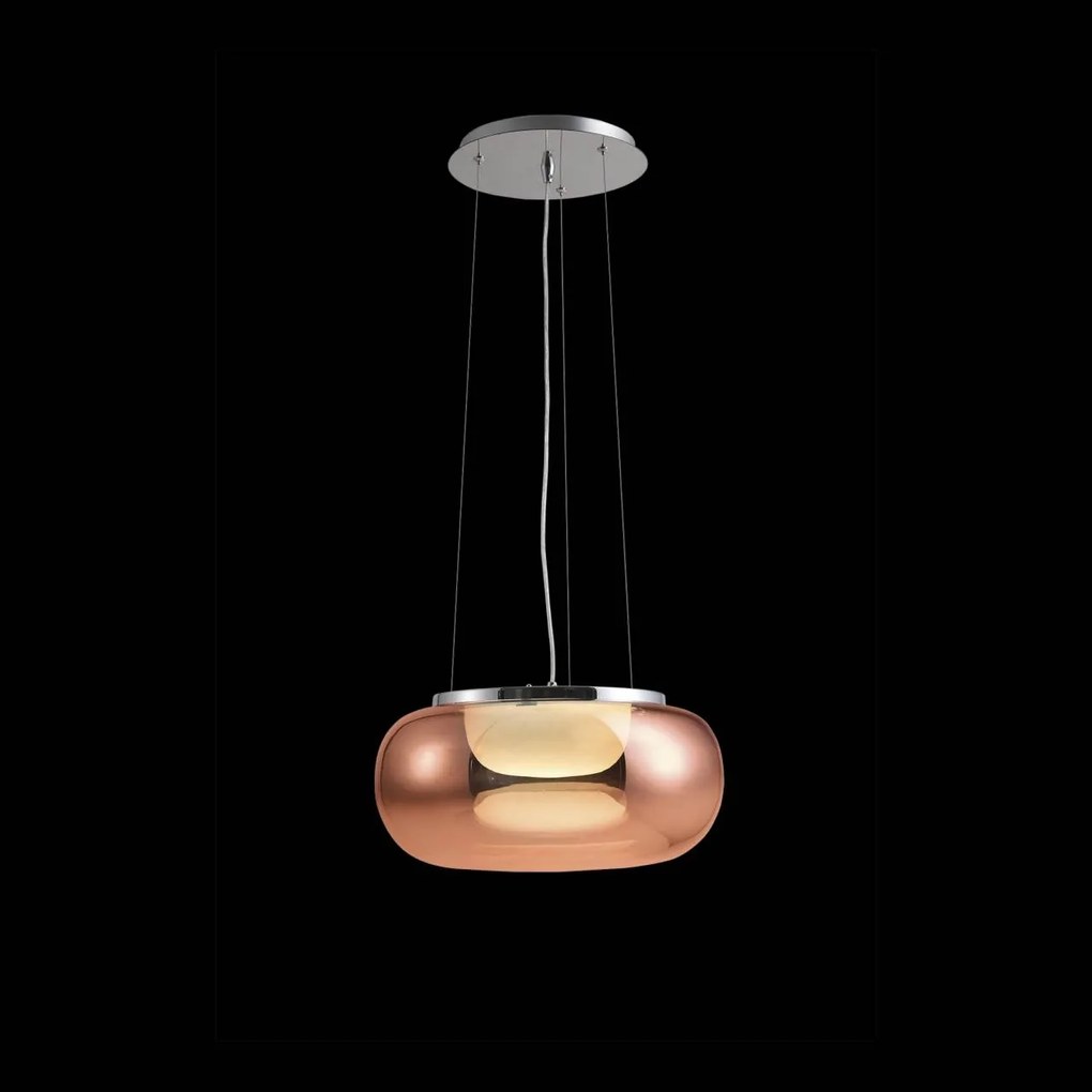 Lustra LED design modern 42cm Galactic copper ZZ AZ3161