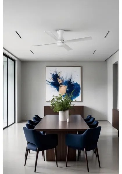 Ventilator LED de tavan FARO 33756WT FRASER XL LED/16W/230V alb d. 120 cm WT + telecomandă