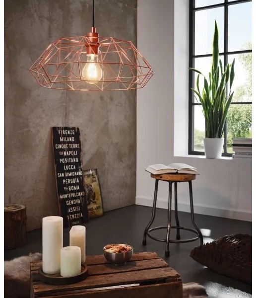 Eglo 49488 - Lustra CARLTON 2 1xE27/60W/230V