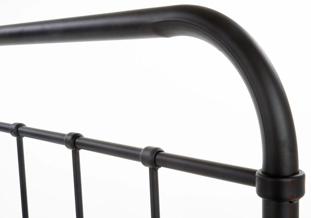 Pat de o persoană 120 cm Lashell 120 (fără saltea) (negru). 1039456