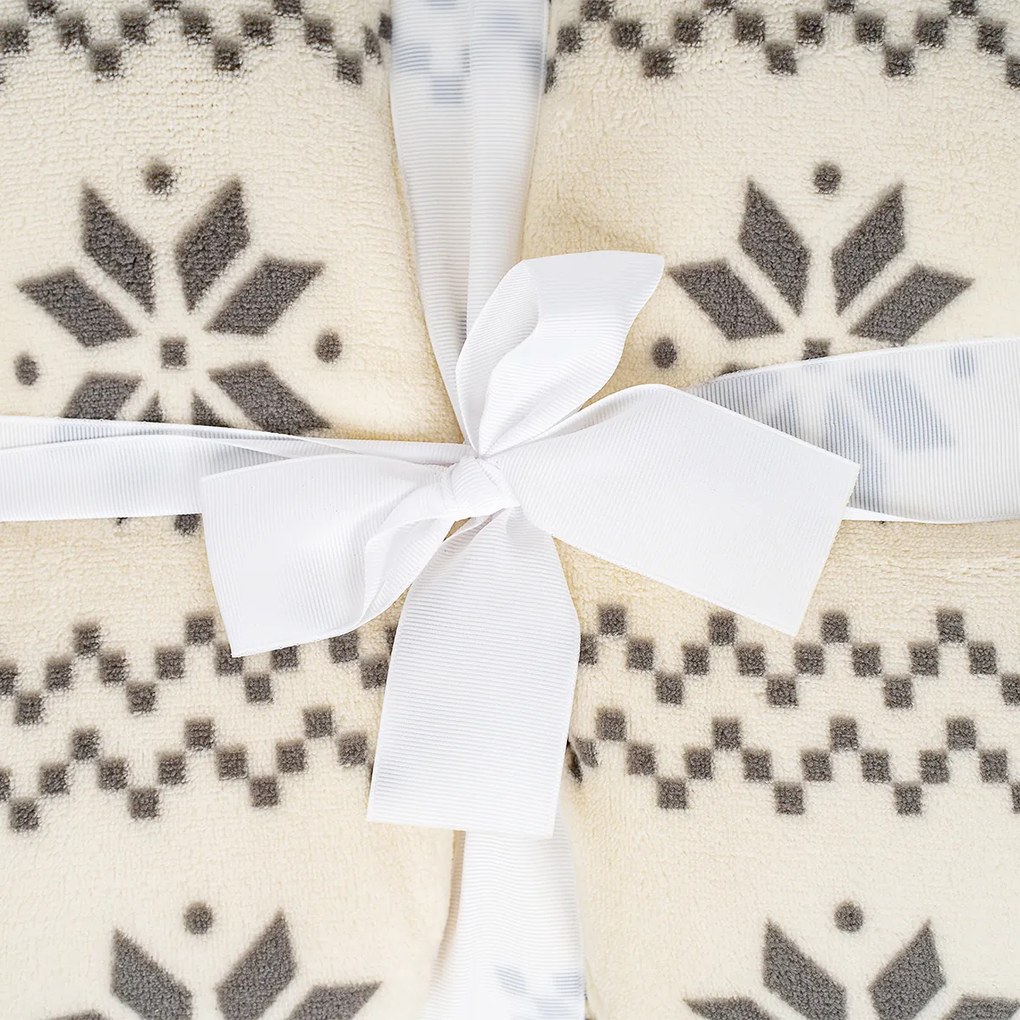 Pătură din blăniță 4Home Nordic bej, 150 x 200 cm