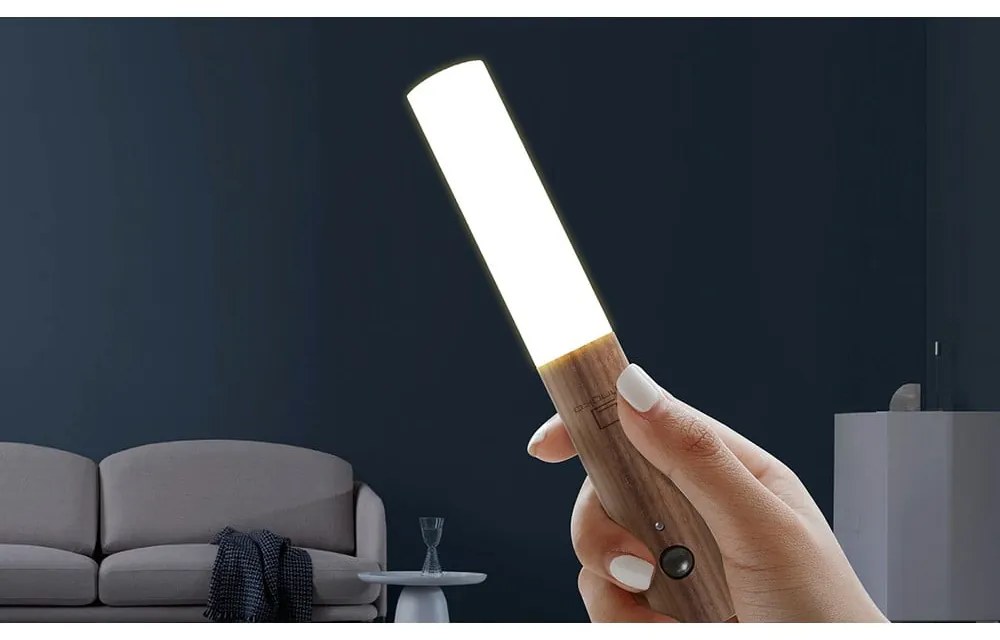 Aplică de perete maro LED cu USB Baton – Gingko