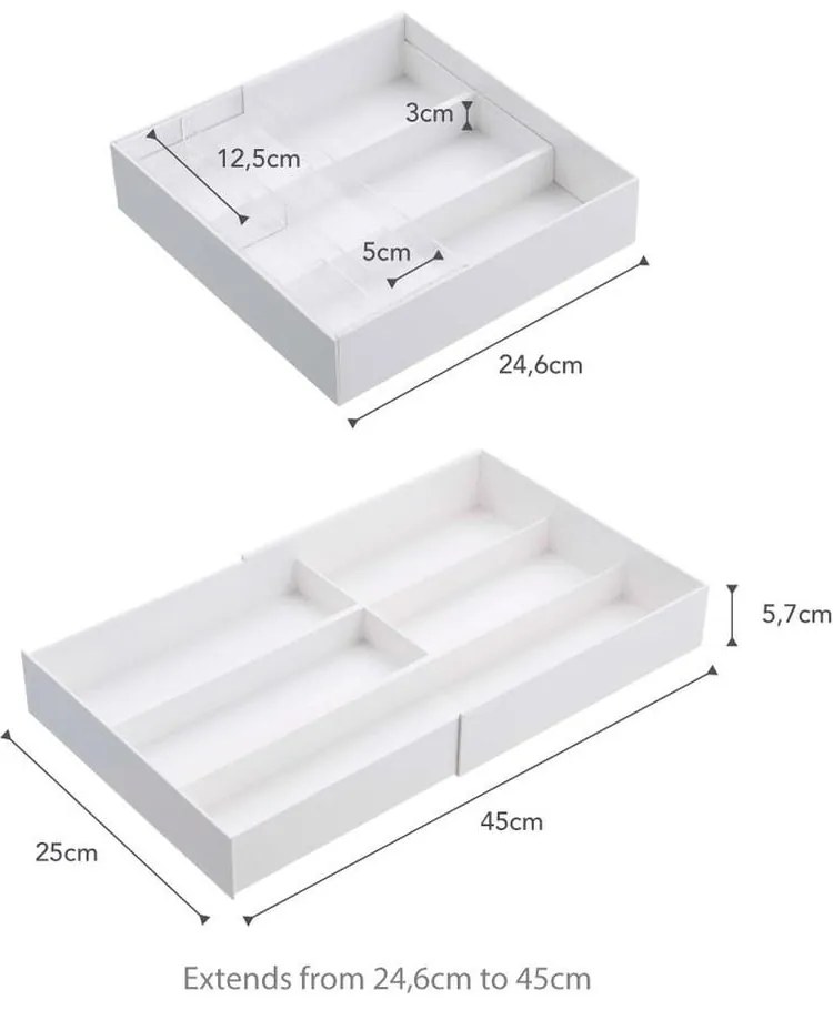 Organizator pentru sertare din plastic Tower – YAMAZAKI