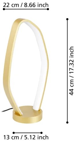 Lampă LED de masă Eglo 900918 VALLEROSA LED/10,8W/230V
