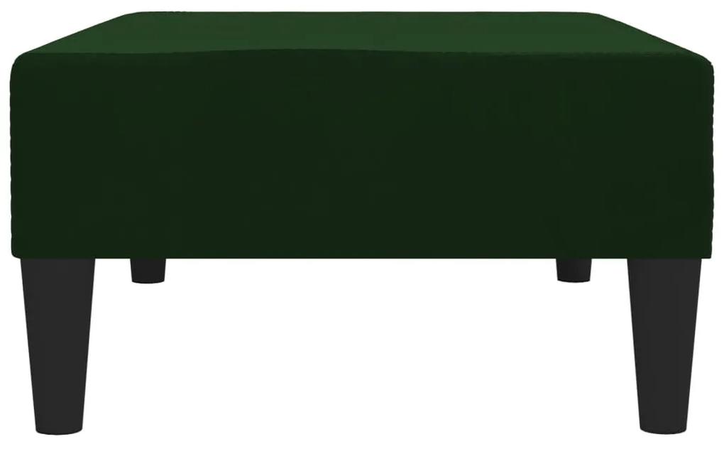 Taburet, verde inchis,78x56x32 cm, catifea Verde inchis