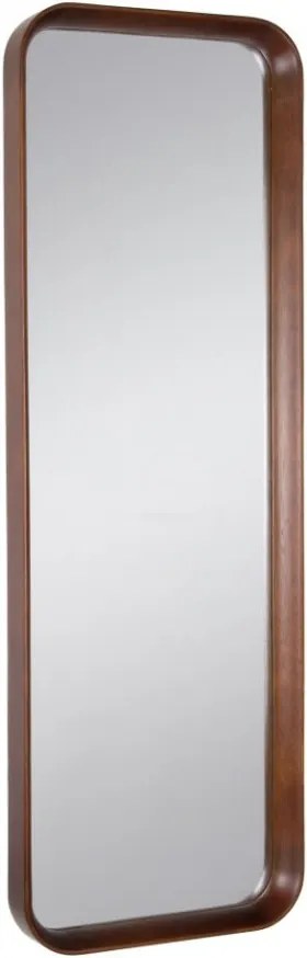Oglinda maro din lemn de fag si sticla 40x120 cm Evika Ixia