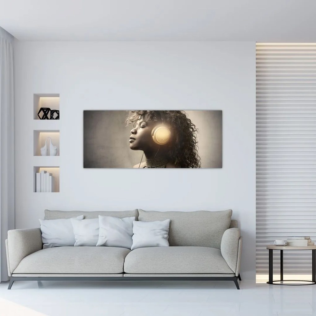 Tablou - Puterea muzicii (120x50 cm)