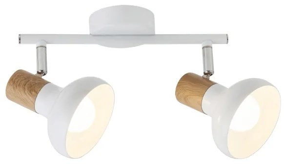 Rabalux 5944 - Lampă spot HOLLY 2xE14/40W/230V alb