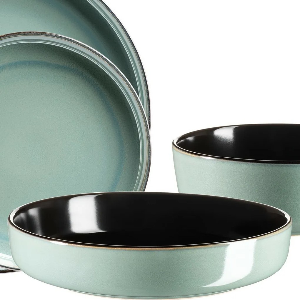 Set de masă Mäser 10 piese ALENIA, verde