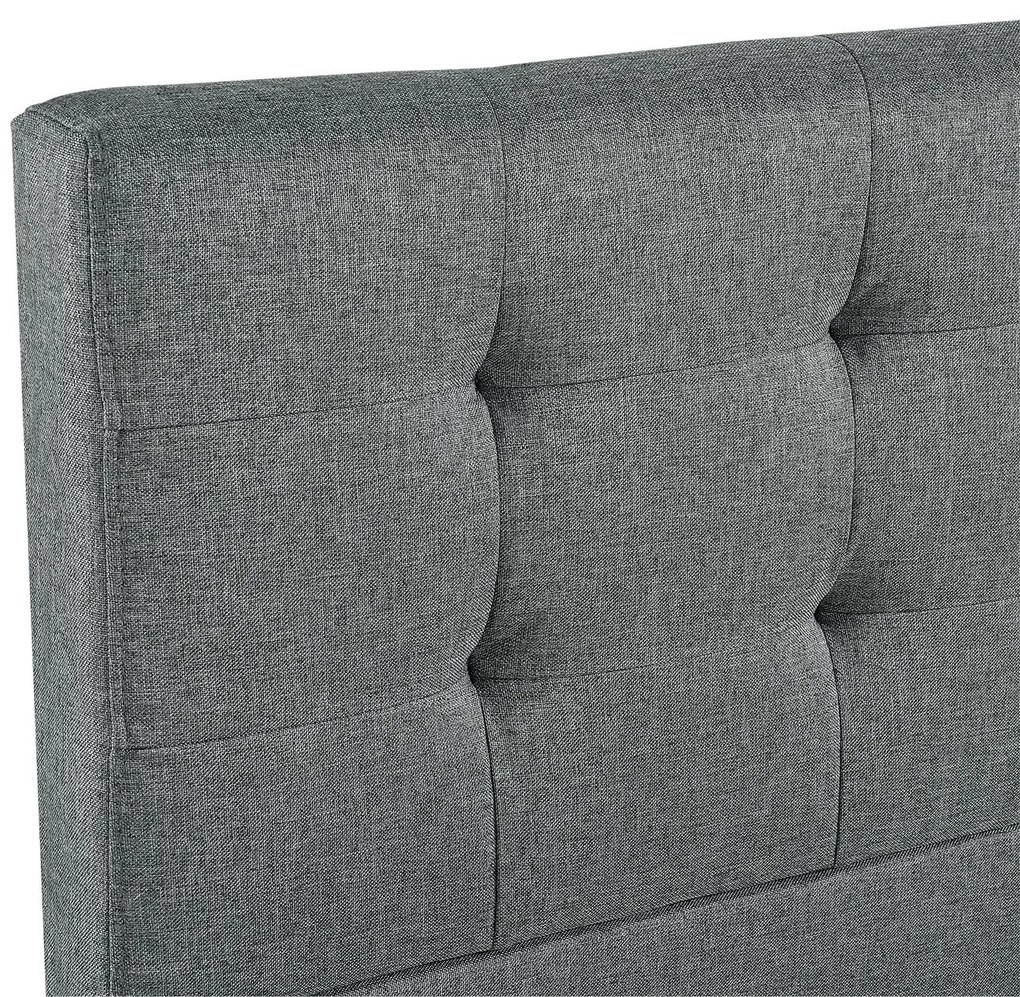 Pat tapiţat Manresa 90 x 200 cm - gri