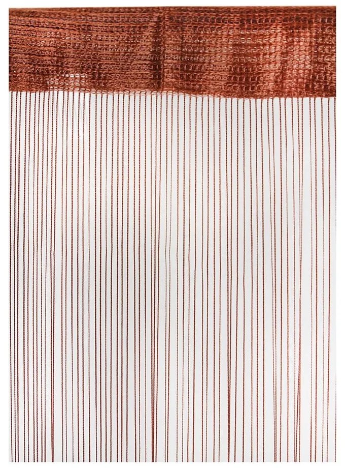 Perdea arămie 140x285 cm String – Mendola Fabrics