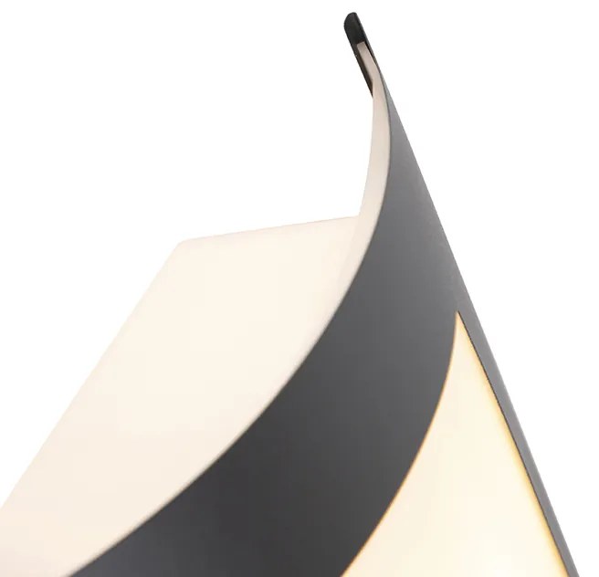Lampă de perete exterioară antracit IP44 senzor crepuscular - Emmerald