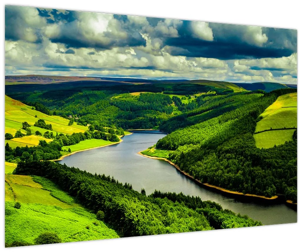 Tablou - Peisaj verde (90x60 cm)