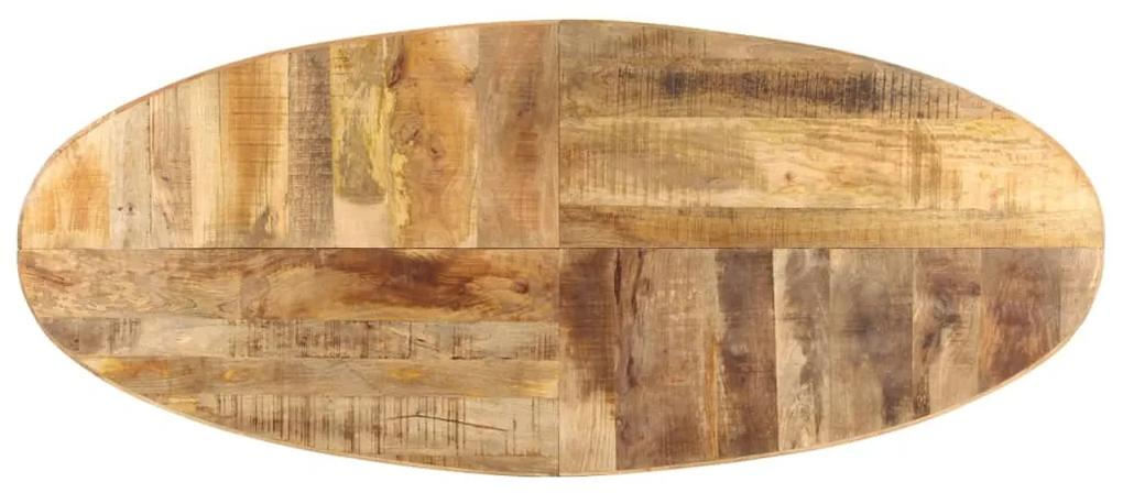 Masa de bucatarie, 240x100x75 cm, lemn de mango nefinisat 1, 240 x 100 x 75 cm, lemn de mango nefinisat