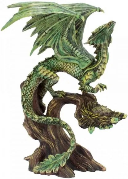 Statueta Age of Dragons - Dragon de padure adult - Anne Stokes - 24cm