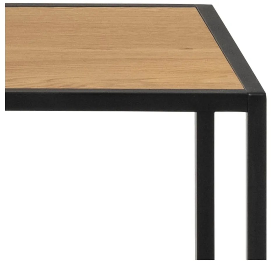 Bibliotecă în decor de stejar sălbatic Actona Seaford, 135 x 150 cm