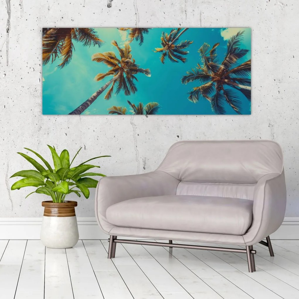Tablou - Palmieri înalți (120x50 cm)