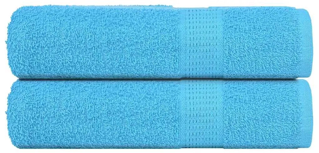 vidaXL Prosoape de mână 2 buc Turcoaz 50x100 cm 360 g/m² 100% bumbac