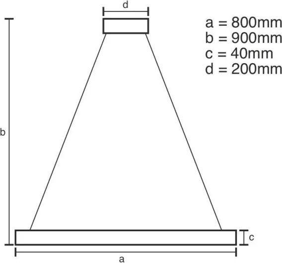 Lustră LED dimabilă pe cablu LED/55W/230V 3000-6500K + telecomandă