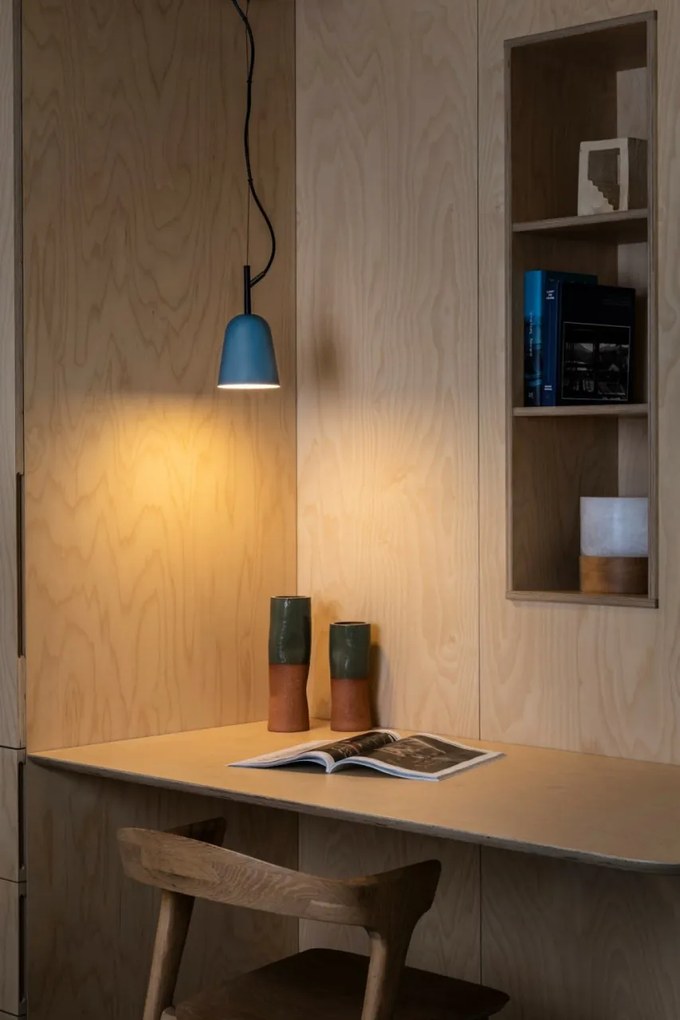 Lustra suspendata design modern Studio 110 albastru