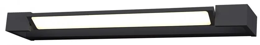 Aplica LED pentru baie directionabila 3000K Dali 90 neagra