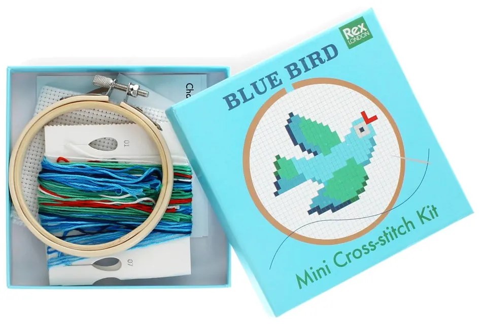 Set creativ Cross-stitch Kit Blue Bird – Rex London