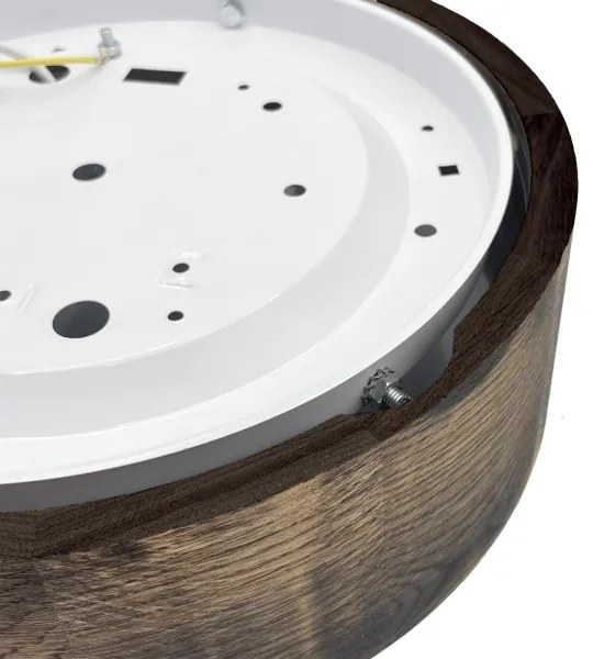 Brilagi - Plafonieră CARVALHO SMOKEY 1xE27/60W/230V, stejar, Ø 27,5 cm