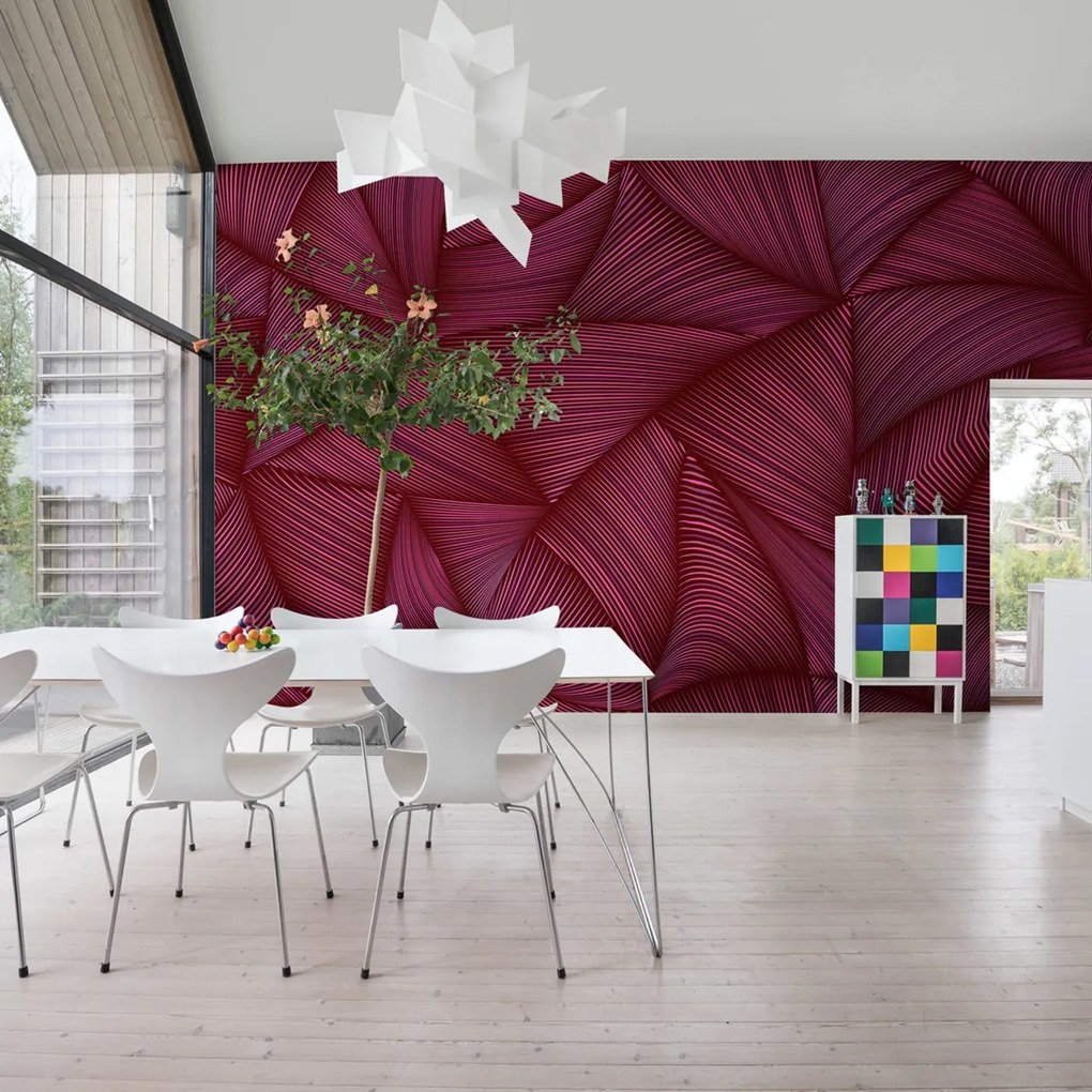 Fototapet, Candy Straps, Raspberry, Rebel Walls