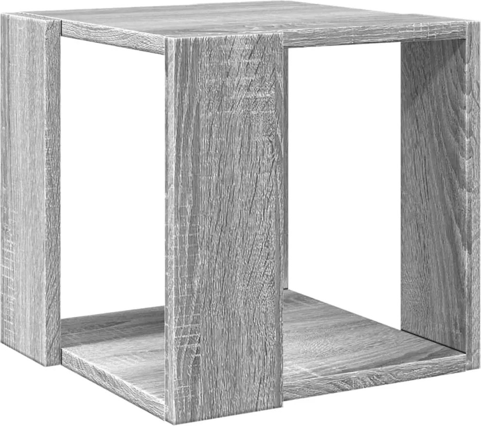 vidaXL Măsuță de cafea, gri sonoma, 32x32x30 cm, lemn prelucrat