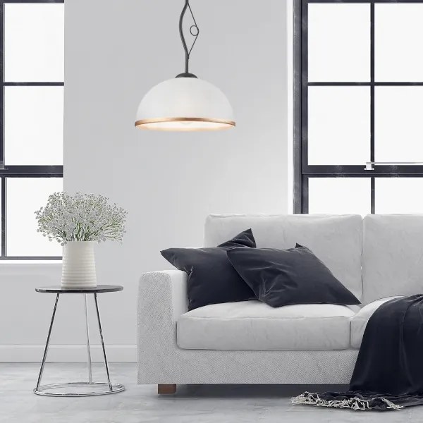 Lustră pe tijă RETRO 1xE27/60W/230V antracit