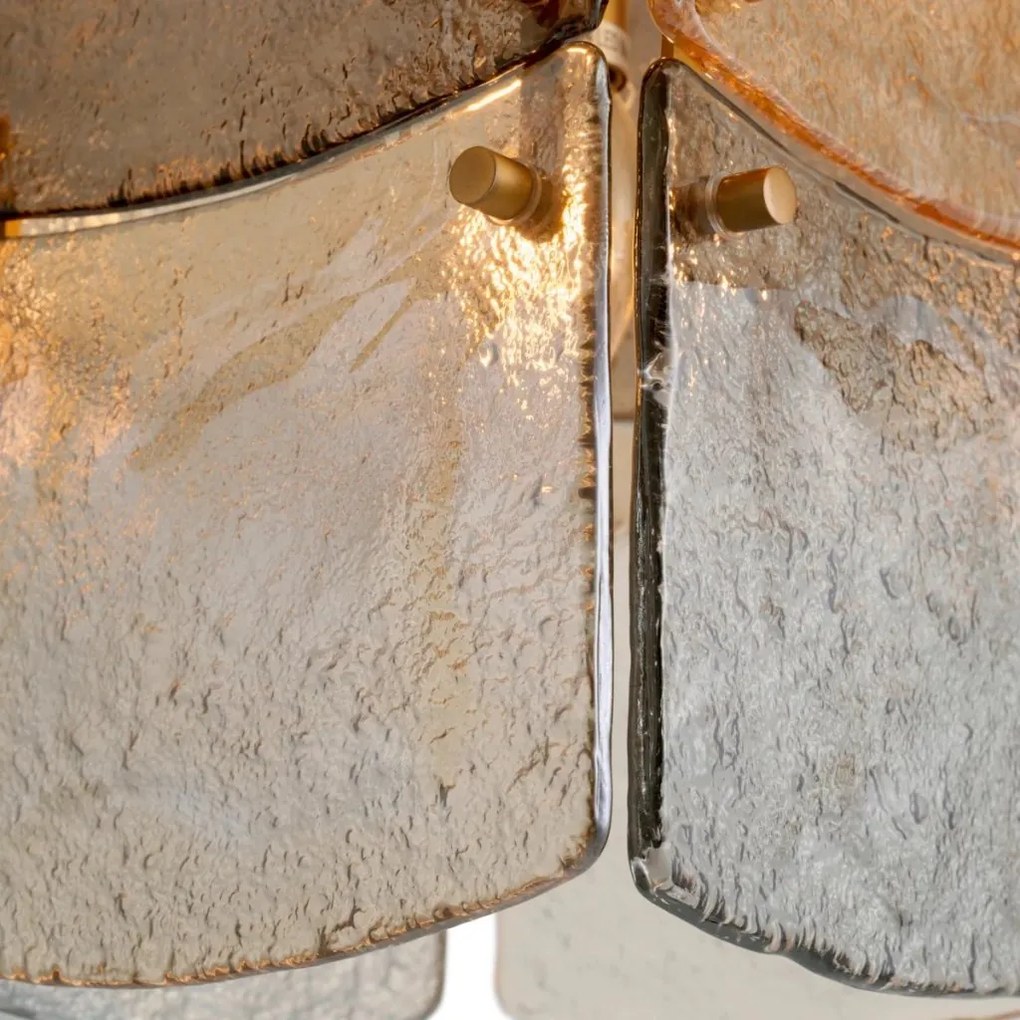 Candelabru design LUX, Sticla, Alama Antic, Laurent