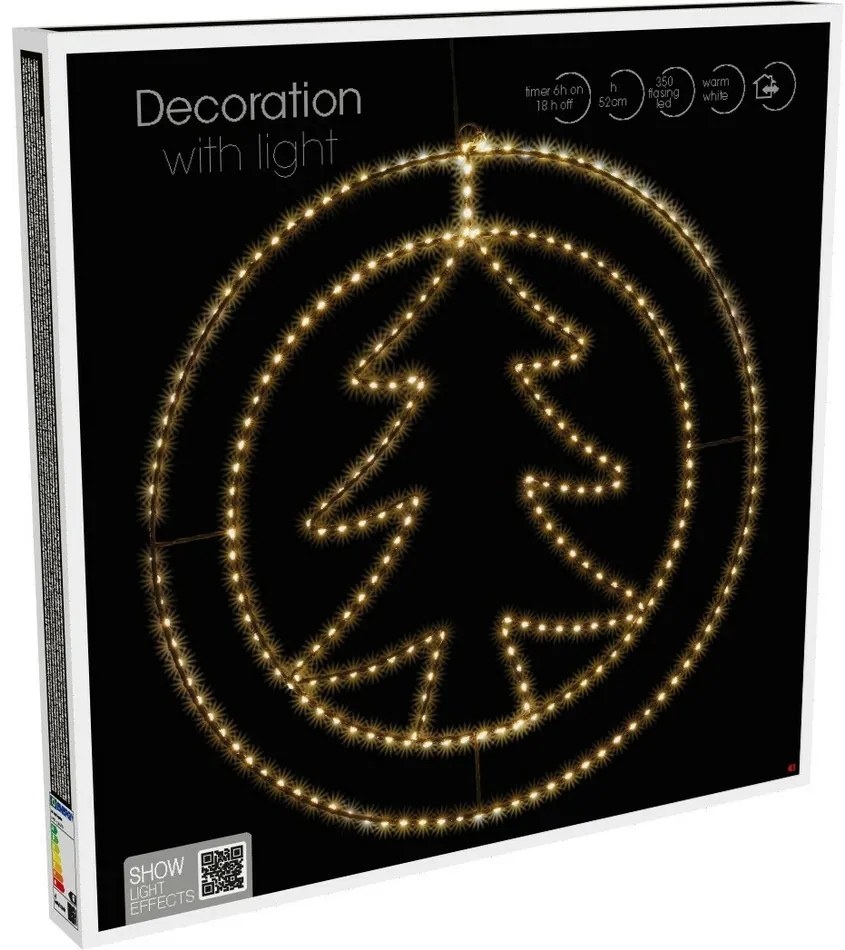 Decorațiune luminoasă Trinket Tree 285 LED, 52 cm