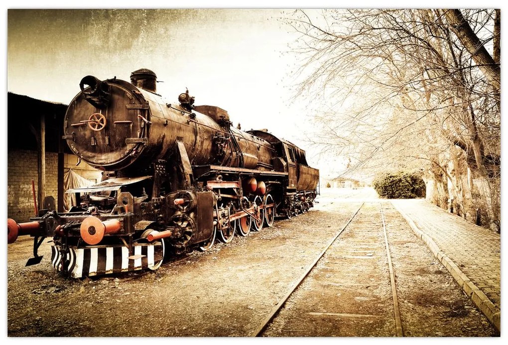 Tablou - Locomotiva istorică (90x60 cm)