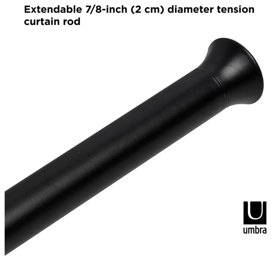 Galerie de perdea extensibilă 137-229 cm din oțel Chroma – Umbra