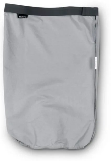 Sac pentru cos de rufe Brabantia 90300186, 30-35 L, Lavabil, Pentru cosurile Brabantia Selector 55 l, Bumbac, Gri