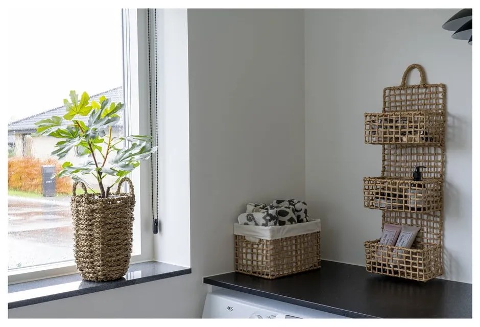Raft în culoare naturală etajat din metal 25 cm Sines – House Nordic