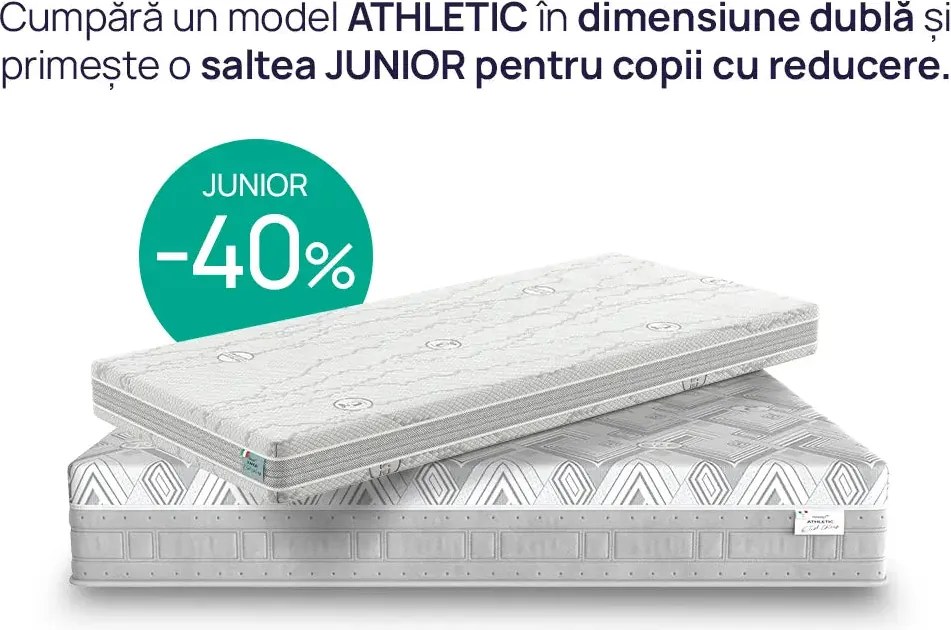 Saltea iSleep, ATHLETIC, 180x200