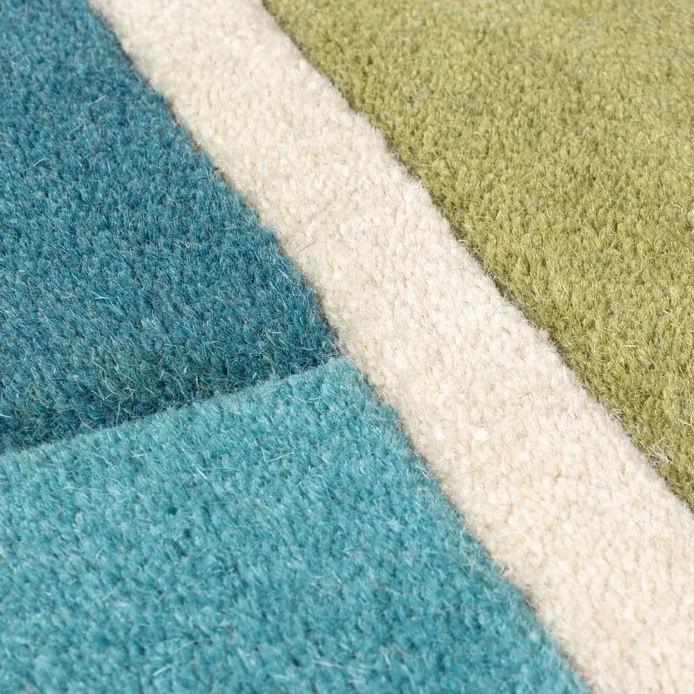 Covor din lână verde 170x120 cm Piano - Flair Rugs