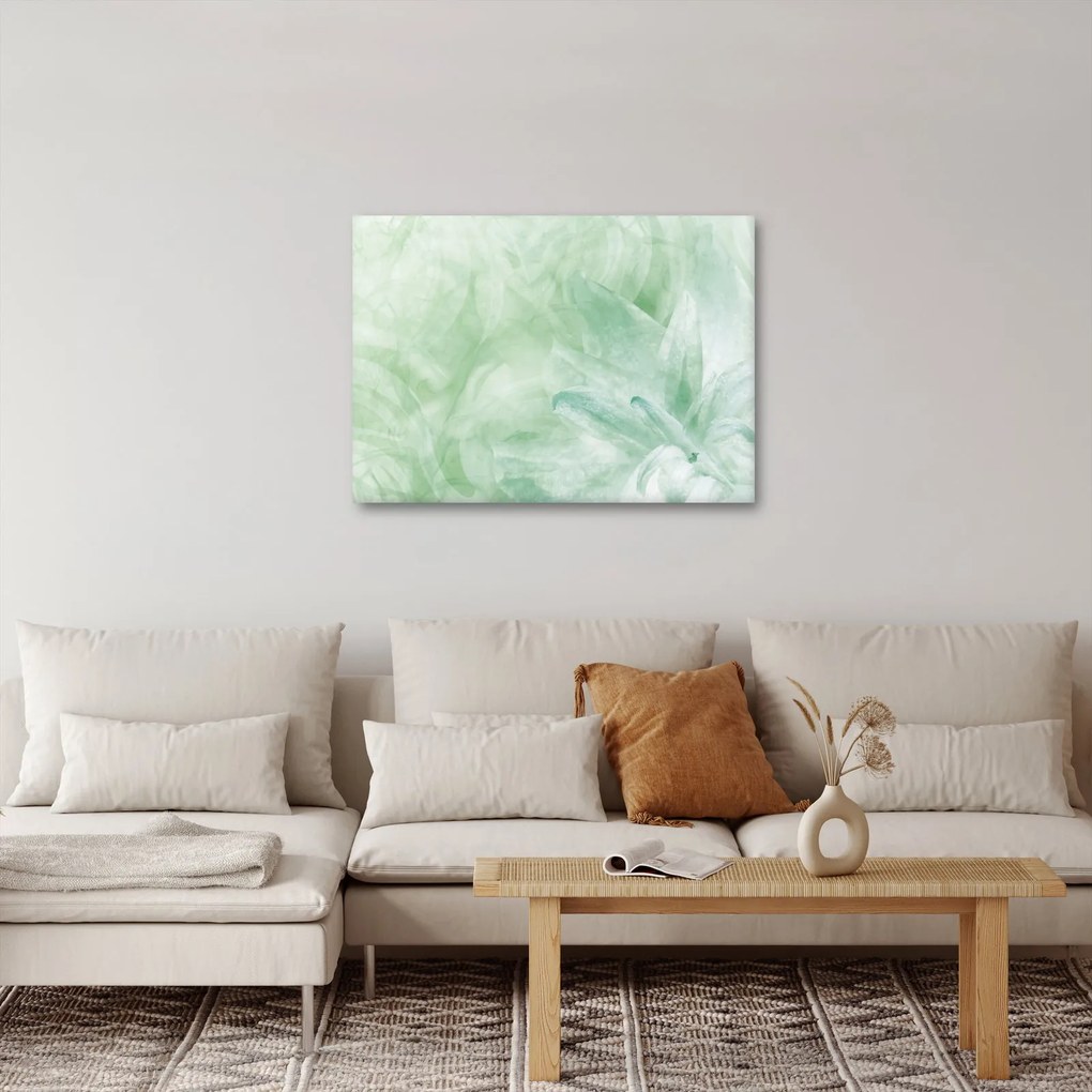 Tablou - Floare verde (70x50 cm)