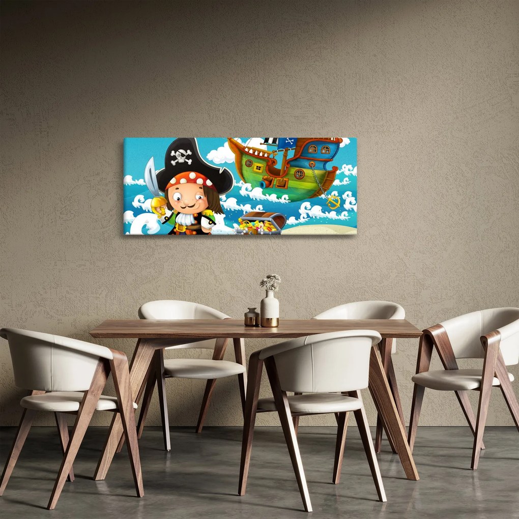 Tablou - Comoara piraților (120x50 cm)
