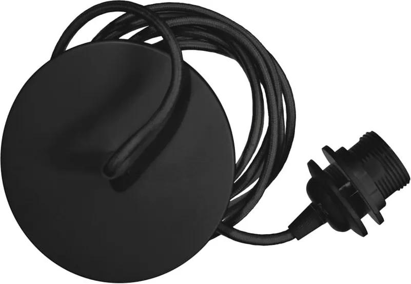 Cablu pentru lustră VITA Copenhagen Rosette, lungime 210 cm, negru