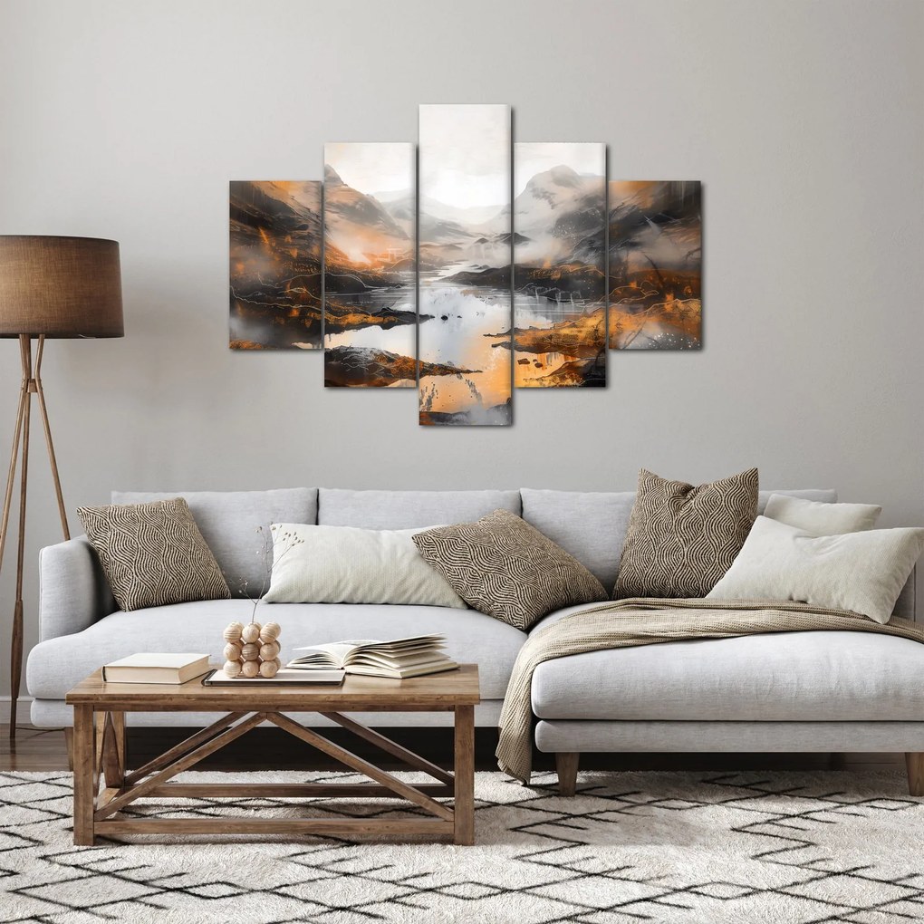 Tablou - Pictura peisajelor montane (150x105 cm)