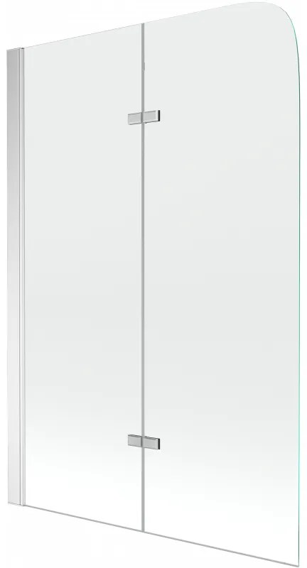 Mexen Felix paravan pentru cadă de baie cu 2 aripi 80 x 140 cm, transparent, crom - 890-080-002-01-00