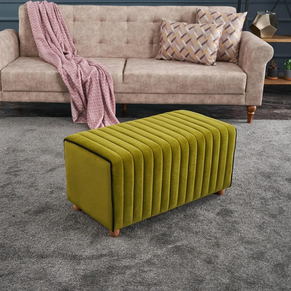 Taburet Mabel Pouf Verde